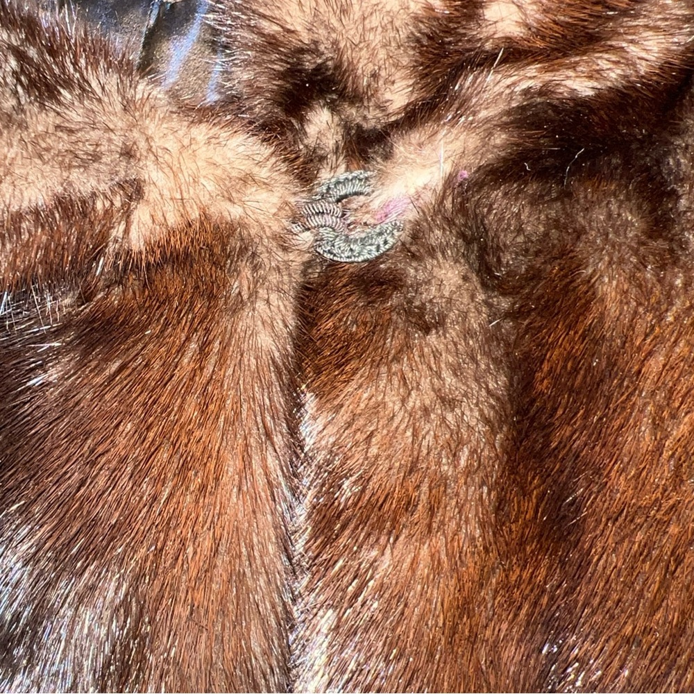 Sidney Frank Furs Vintage Mink Jacket – Rich Brown Luxury Fur, Size S - Picture 4 of 11